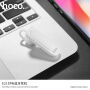 HOCO draadloze HOCO handset met microfoon voor Apple iPhone - wit
