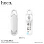 HOCO draadloze HOCO handset met microfoon voor Apple iPhone - wit