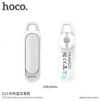HOCO draadloze HOCO handset met microfoon voor Apple iPhone - wit