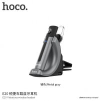 HOCO draadloze Bluetooth-Zaktelefoon met de Houder van het Ventilatierooster voor Apple iPhone - donkergrijs