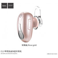 HOCO Beetle Bluetooth-Oortelefoon met HOCO-kever voor Apple iPhone - roze-goud