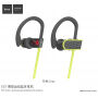 HOCO draadloze Bluetooth-sporthoofdtelefoons voor draadloze Bluetooth-sporten voor Apple iPhone - grijs-geel