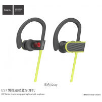 HOCO draadloze Bluetooth-sporthoofdtelefoons voor draadloze Bluetooth-sporten voor Apple iPhone - grijs-geel