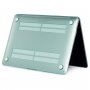 Glanzende transparante omslag voor MacBook Air 13" (A1932 / A2179 / A2337) - pastel groen