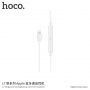 HOCO-hoofdtelefoon met bliksemaansluiting voor Apple-iPhone / iPad - wit