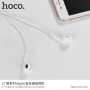 HOCO-hoofdtelefoon met bliksemaansluiting voor Apple-iPhone / iPad - wit