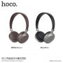 HOCO draadloze retro hoofdtelefoon voor draadloze HOCO-hoofdtelefoons voor Apple iPhone - zwart