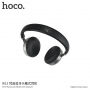 HOCO draadloze retro hoofdtelefoon voor draadloze HOCO-hoofdtelefoons voor Apple iPhone - zwart