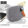 HOCO draagbare Bluetooth-luidspreker met textieloppervlak en riem voor Apple-apparaat - lichtbruin