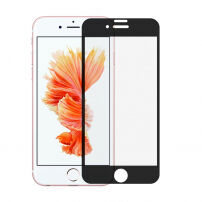 Super bestendig gehard glas voor Apple-iPhone 8 Plus / 7 Plus - zwart