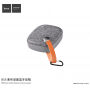 HOCO draagbare Bluetooth-luidspreker met textieloppervlak en riem voor Apple-apparaat - lichtbruin