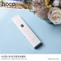 HOCO draadloze HOCO selfie stick met extra licht voor Apple iPhone - max 72cm - wit
