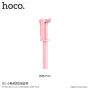 HOCO selfie stick met bekabelde trekker voor Apple iPhone - max 71cm - rozig