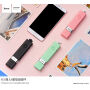 HOCO selfie stick met bekabelde trekker voor Apple iPhone - max 65cm - rozig