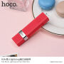 HOCO Selfie stick met bedrade trekker met bliksemschakelaar voor Apple iPhone - max 65cm - rood