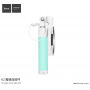HOCO selfie stick met bekabelde trekker en met spiegel voor Apple iPhone - max 61cm - turquoise