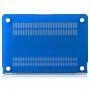 Mat transparante hoes voor MacBook Air 11" (A1370 / A1465) - donkerblauw