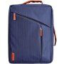 Moderne draagtas / rugzak voor iPad / MacBook tot 16" - blauw
