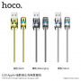 HOCO laad- en synchronisatiekabel voor Apple-apparaat - Dark Knight - 1m - grijs