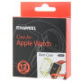 HAWEEL dunne transparante koffer / deksel voor Apple horloge 38mm - geel