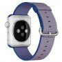 Geweven nylon band voor Apple Watch Ultra 49mm / 46mm / 45mm / 44mm / 42mm - koningsblauw