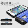Super bestendige" Armor" hoes voor iPhone 5 / 5S / SE (2016) - blauw