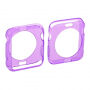 HAWEEL dunne transparante koffer / deksel voor Apple horloge 38mm - violet