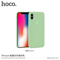 HOCO beschermhoes van HOCO kunststof voor Apple iPhone XS - groen