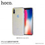 HOCO Roosterafdekking met glitters voor iPhone XS/iPhone X X - wit