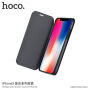 HOCO flip case voor Apple iPhone XS - zwart