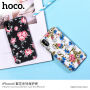 HOCO beschermhoes voor Apple iPhone XS - wit met bloemen