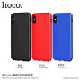 HOCO dunne HOCO beschermhoes voor Apple iPhone XS - rood