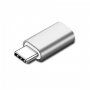 Adapter lightning female naar USB-C male - zilver