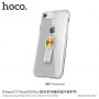 HOCO-bedekking met textielhouder voor Apple iPhone 7 / 8 - doorzichtig