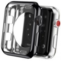 Dux Ducis beschermhoes van zacht plastic voor Apple Watch 42mm - zwart