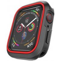 Siliconen koffer voor Apple Watch 40mm - zwart - rood