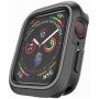 Siliconen koffer voor Apple Watch 40mm - zwart - grauw