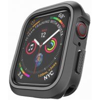 Siliconen koffer voor Apple Watch 40mm - zwart - grauw