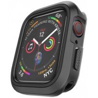 Siliconen koffer voor Apple Watch 40mm - zwart
