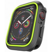 Siliconen koffer voor Apple Watch 40mm - zwart - groen