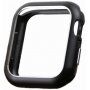 Beschermende metalen behuizing met magneten voor Apple Watch 44mm - zwart