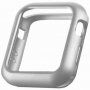 Beschermende metalen behuizing met magneten voor Apple Watch 44mm - zilver