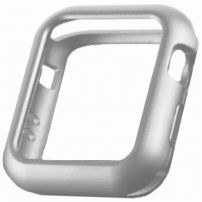 Beschermende metalen behuizing met magneten voor Apple Watch 44mm - zilver
