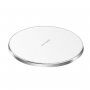 Qi draadloze lader met LED-achtergrondverlichting voor iPhone - zilver