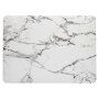 Matte hoes voor MacBook Air 13"  (A1932 / A2179 / A2337) - wit marmer