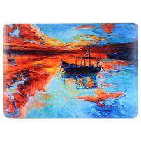 Matte hoes voor MacBook Air 13" (A1237 / A1304  / A1369 / A1466) - boot bij zonsondergang