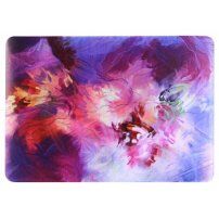 Matte hoes voor MacBook Air 13" (A1237 / A1304  / A1369 / A1466) - abstract roze schilderij