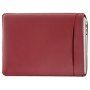 SOYAN kunstlederen enveloppe voor iPad tot 13" / MacBook tot 14" - bordeaux