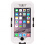 Waterdichte koffer met draaibare fietshouder voor iPhone 6 Plus / 6S Plus - wit