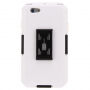 Waterdichte koffer met draaibare fietshouder voor iPhone 6 Plus / 6S Plus - wit
